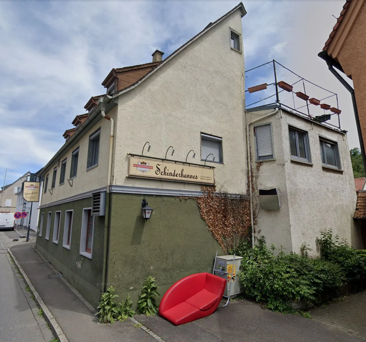 Außenansicht des Treffpunkts in Weingarten