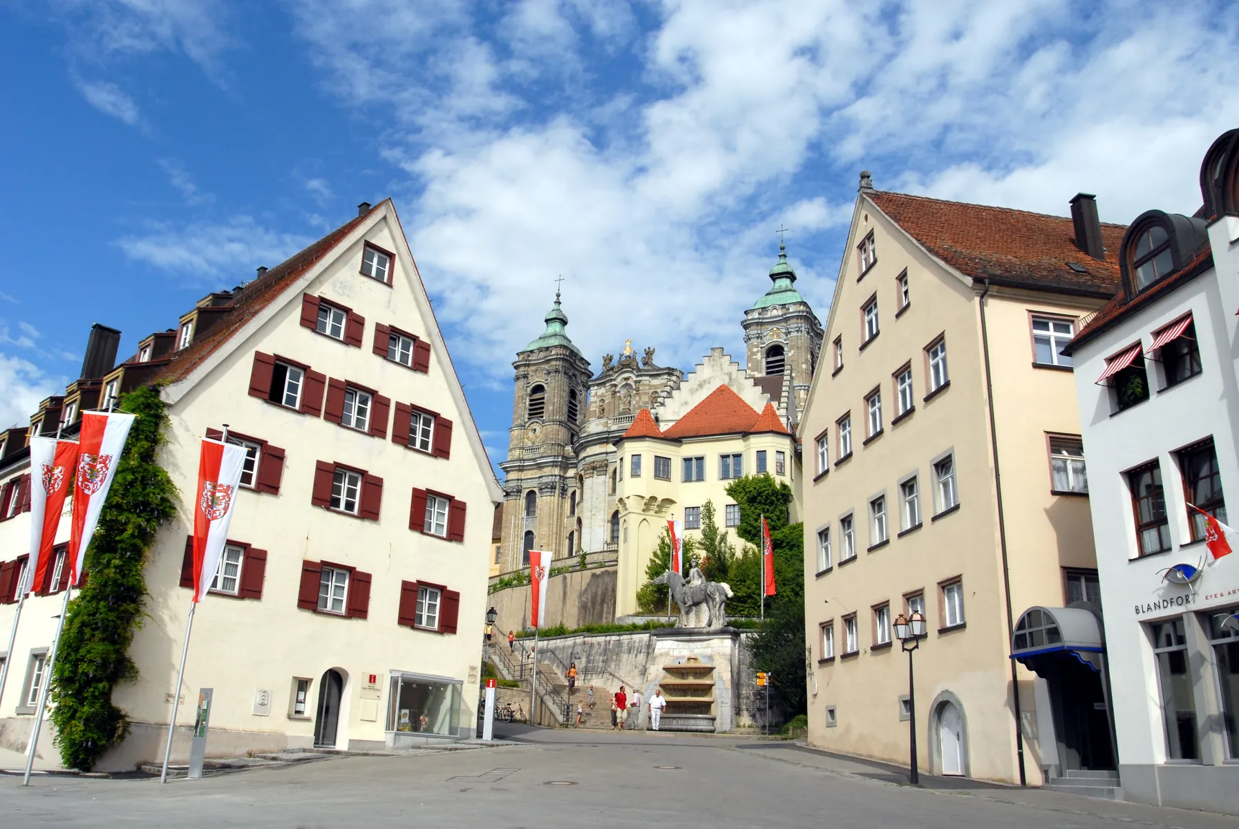 Historischer Straßenzug in Weingarten